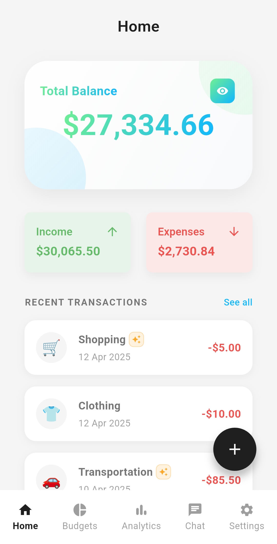 ZenBucks App Home Screen